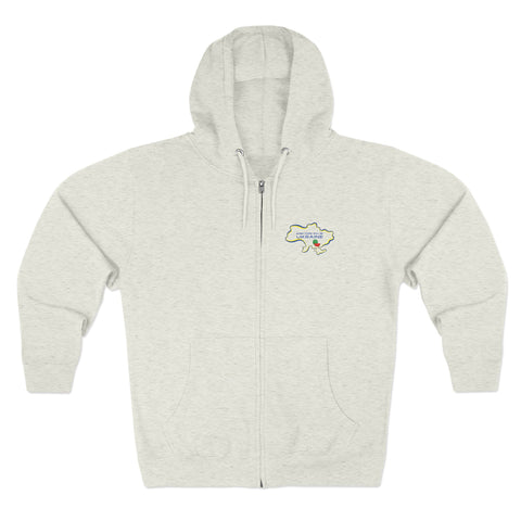 Everything Will Be Ukraine Unisex Full Zip Hoodie