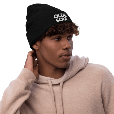 OLDE SOUL RIBBED KNIT BEANIE