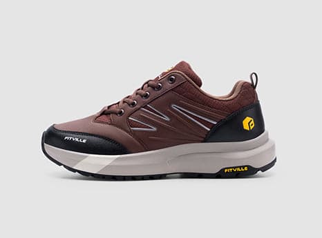 FitVille Men's Low-Top Sturdy Core Hiking Shoes by FitVille
