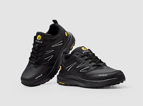 FitVille Men's Low-Top Sturdy Core Hiking Shoes by FitVille