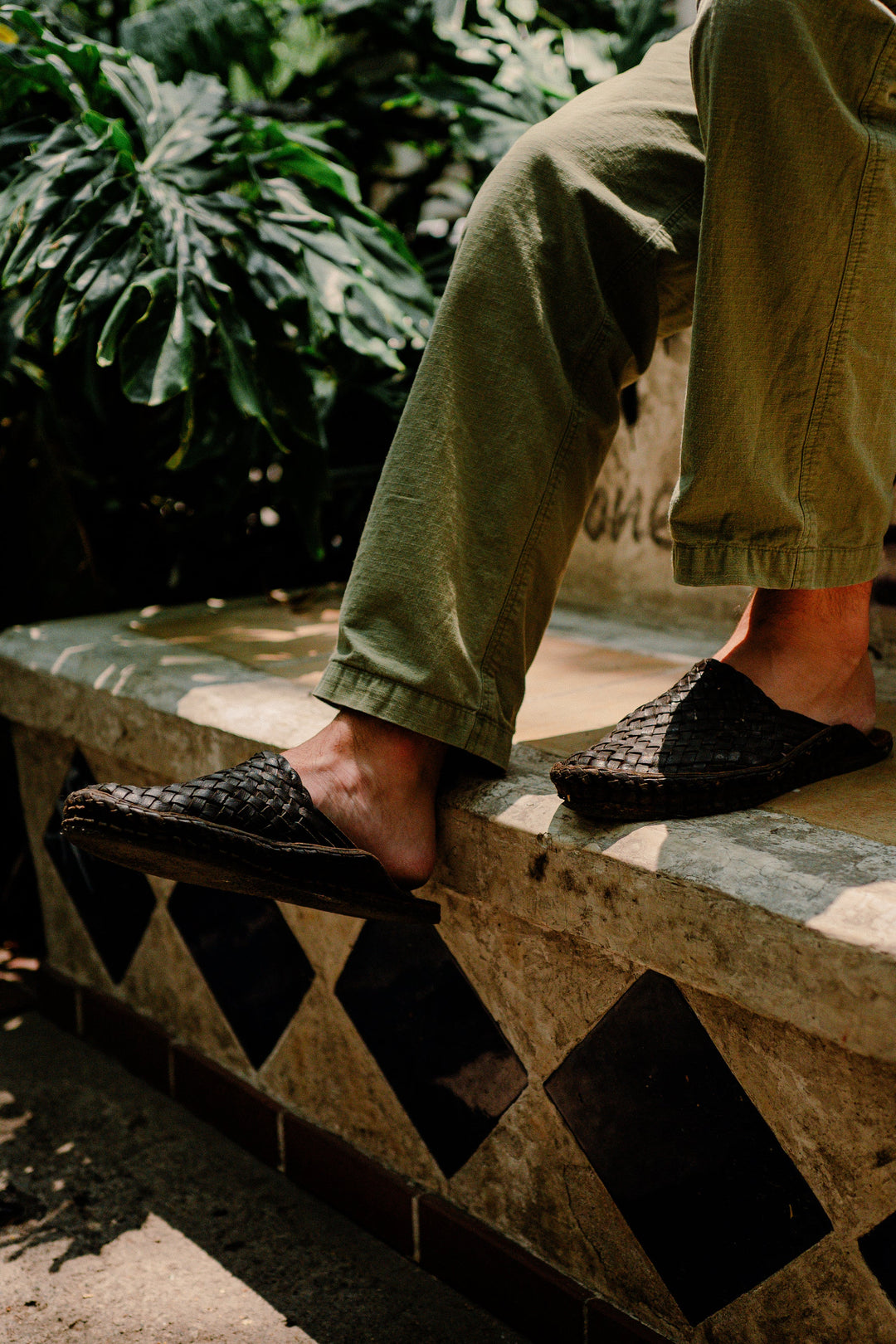 Woven City Slipper in Charcoal by Mohinders