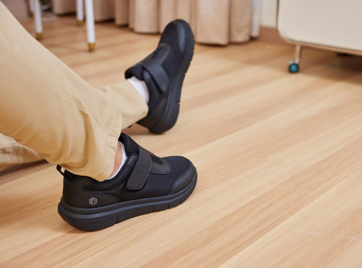 FitVille Men's EasyTop StrapEase Diabetic Shoes V4 by FitVille