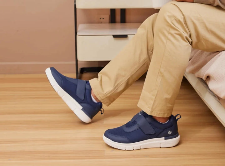 FitVille Men's EasyTop StrapEase Diabetic Shoes V4 by FitVille