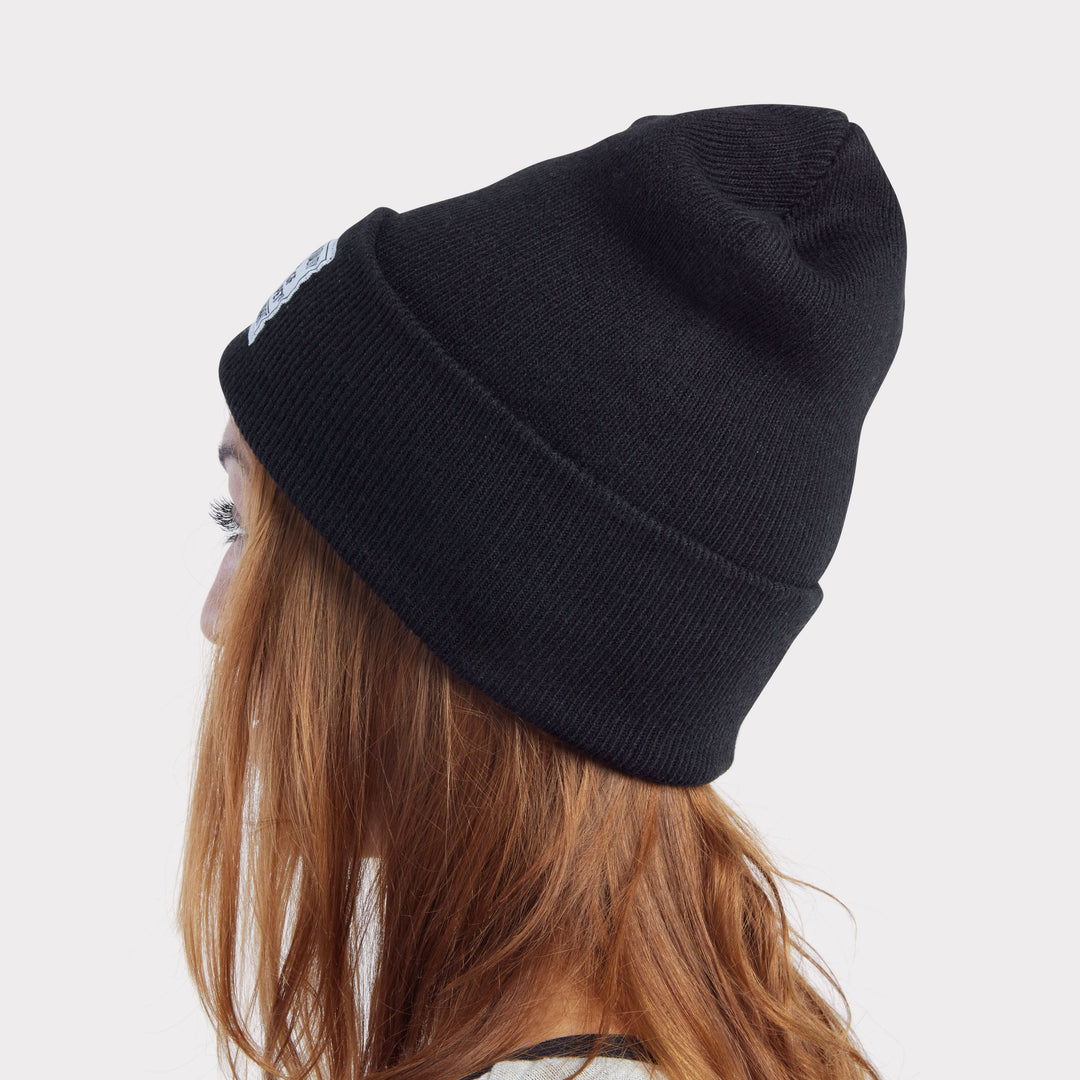 Human Logo Beanie - Black by GF Pet