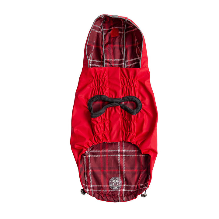 Reversible Elasto-Fit Raincoat - Red by GF Pet