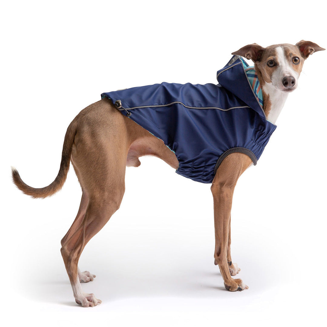 Reversible Elasto-Fit Raincoat - Navy by GF Pet