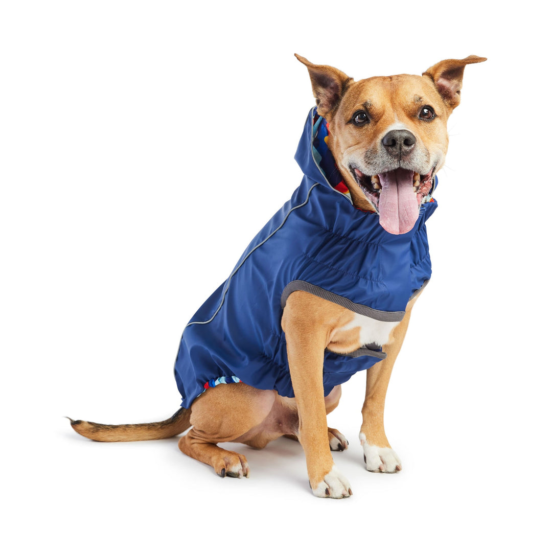 Reversible Elasto-Fit Raincoat - Navy/Navy by GF Pet