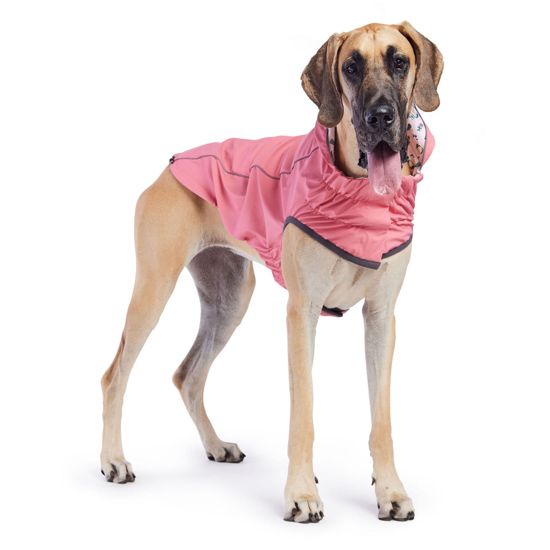 Reversible Elasto-Fit Raincoat - Pink/Pink by GF Pet