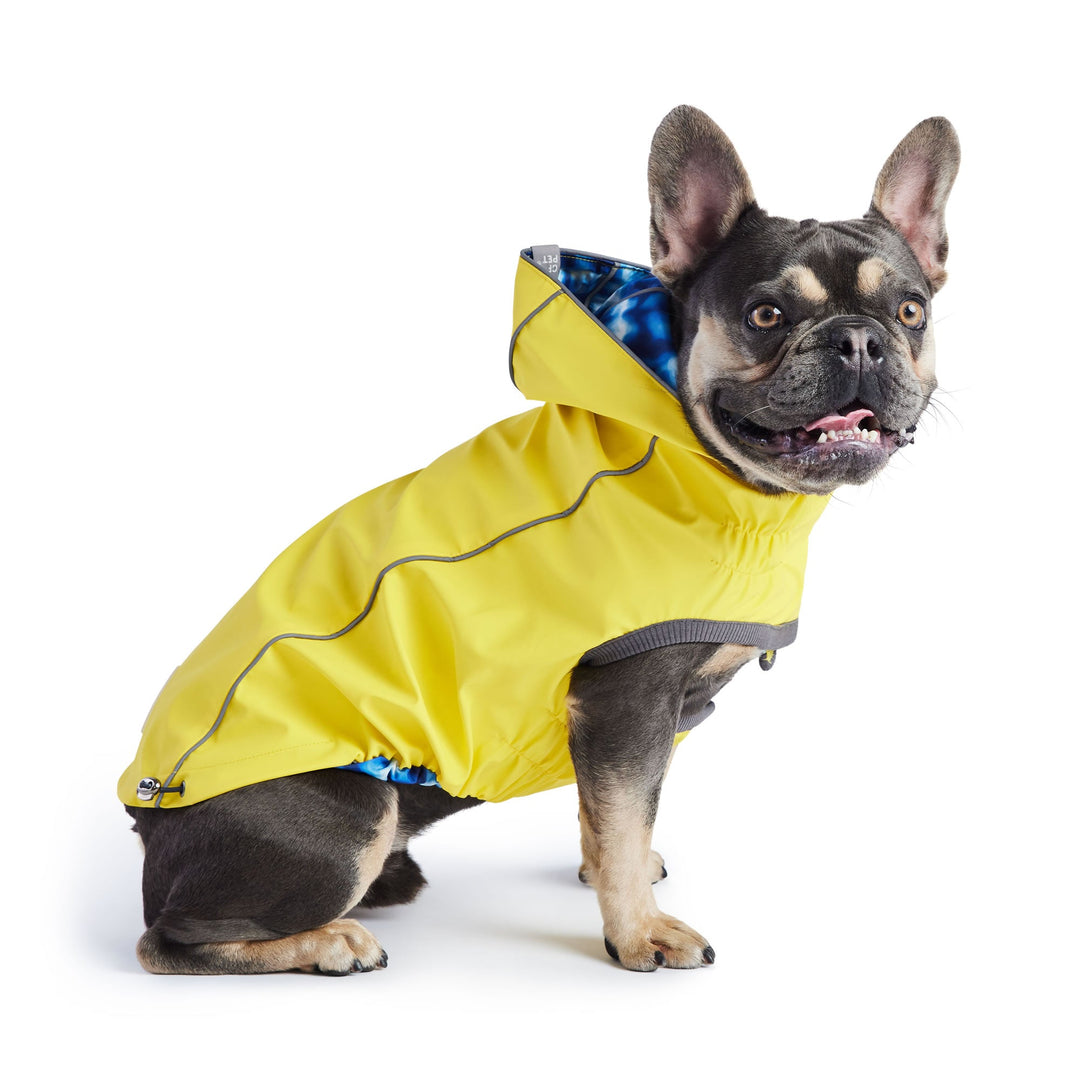 Reversible Elasto-Fit Raincoat - Yellow/Blue by GF Pet