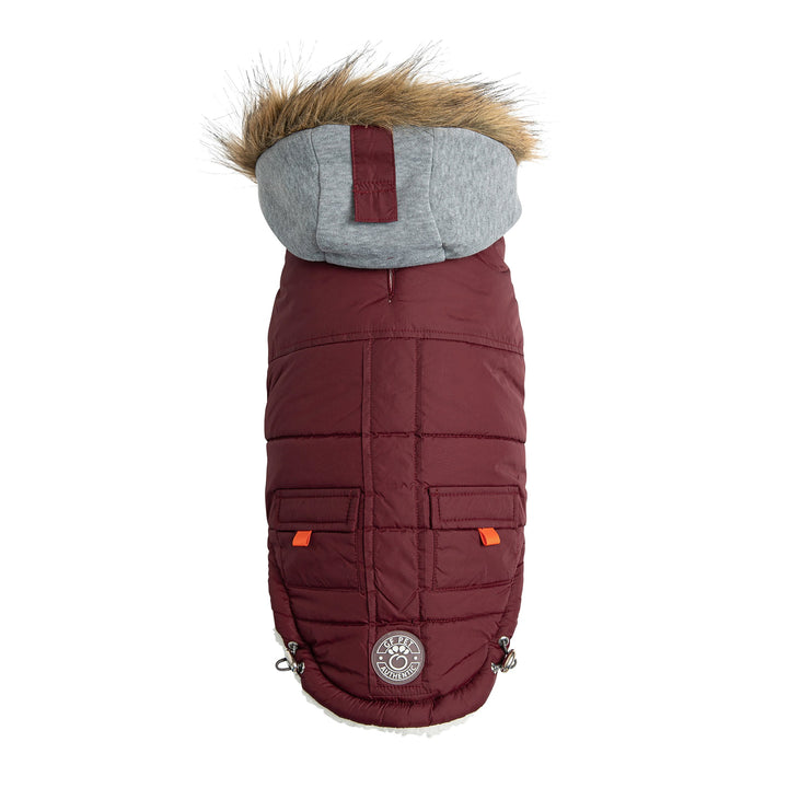 Winter Sailor Parka - Burgundy by GF Pet
