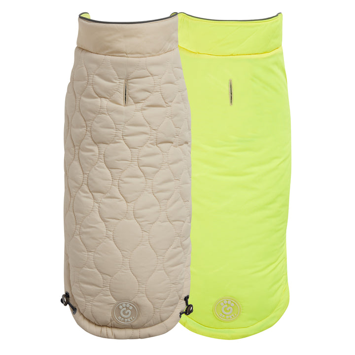 Reversible Chalet Jacket - Sand/Yellow by GF Pet