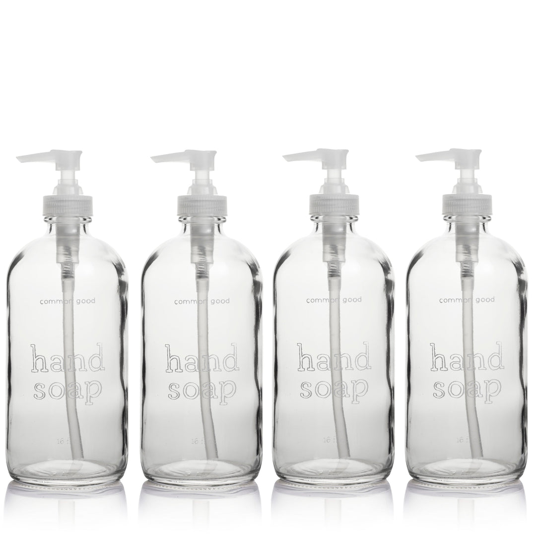 Hand Soap Empty Glass Bottle, 16oz by Common Good