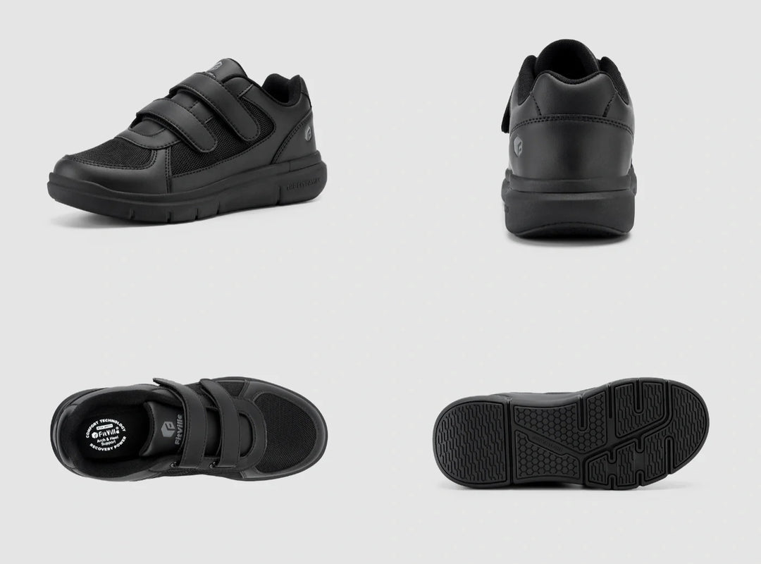 FitVille Men's EasyTop Duo Strap Diabetic Shoes V3 by FitVille