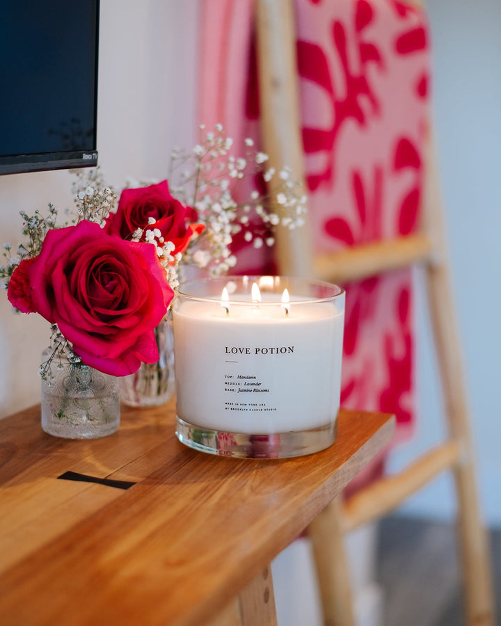 Love Potion Maximalist 3-Wick Candle by Brooklyn Candle Studio