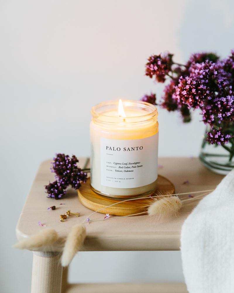 Palo Santo Minimalist Candle by Brooklyn Candle Studio