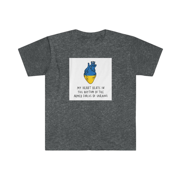 The Heart Beats Unisex Softstyle T-Shirt