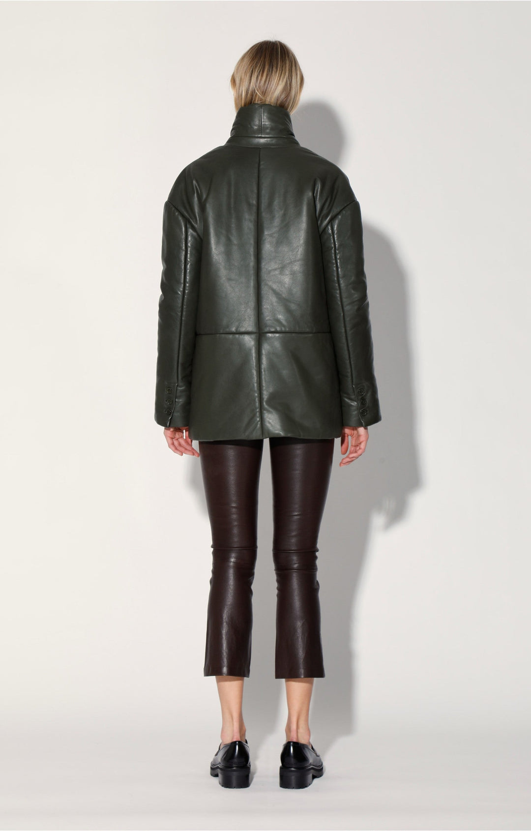 Camille Blazer, Basil - Leather by Walter Baker