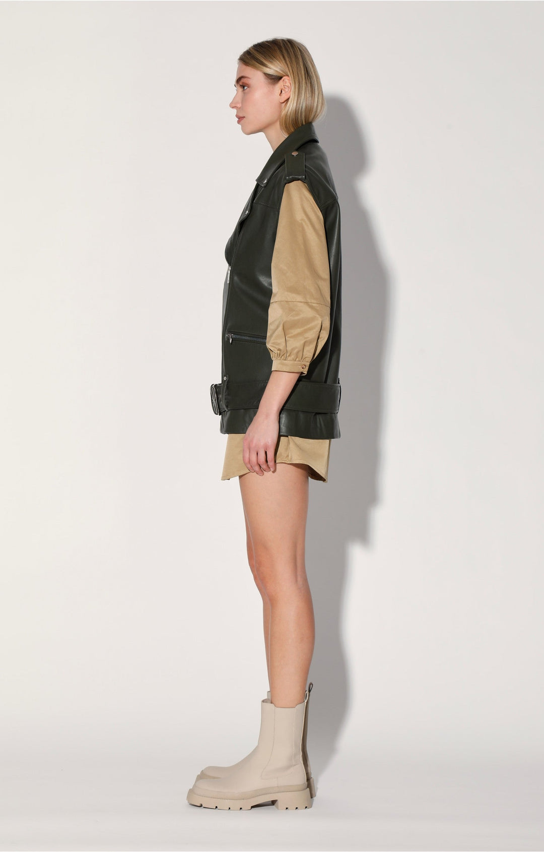 Edie Vest, Basil - Leather by Walter Baker