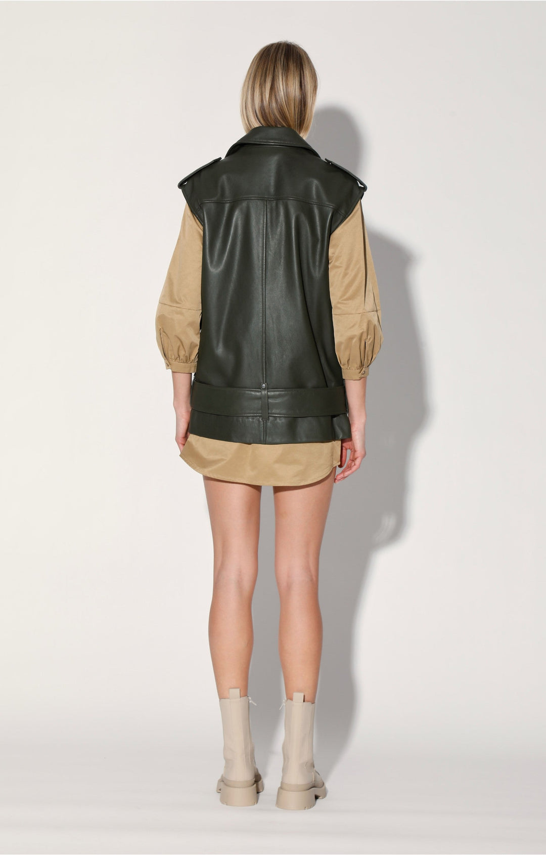 Edie Vest, Basil - Leather by Walter Baker