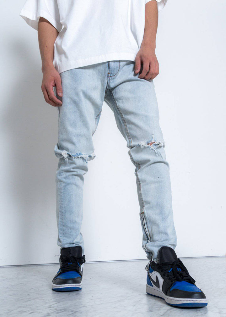 Konus Men's Washed Out Denim by Shop at Konus