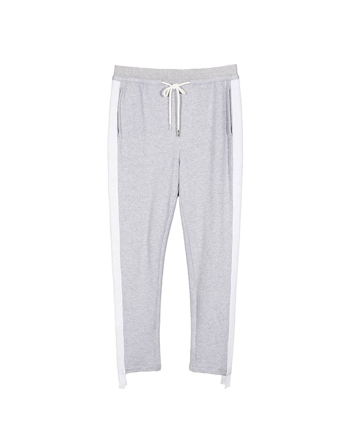 Konus Men's Sweatpants w/ Side Stripes In Grey by Shop at Konus