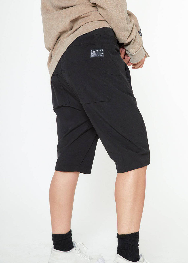 Konus Men's Shorts w/ Asymmetrical Zipper Fly by Shop at Konus