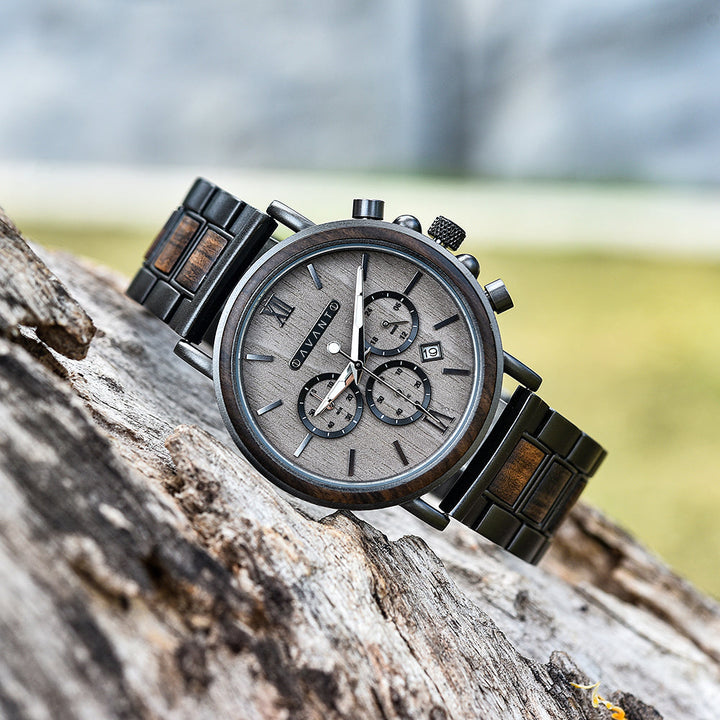 EXPLORER S - GUN METAL (44MM) by AVANTWOOD