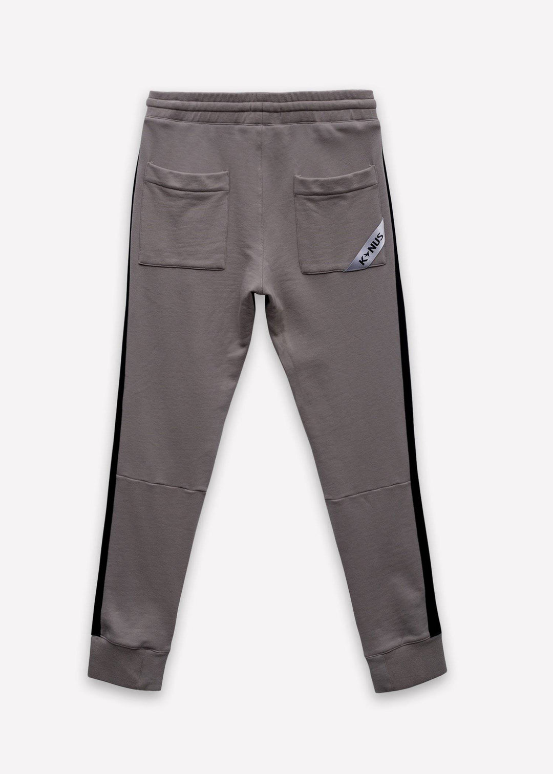 Konus Men's Side Strip French Terry Joggers in Grey by Shop at Konus