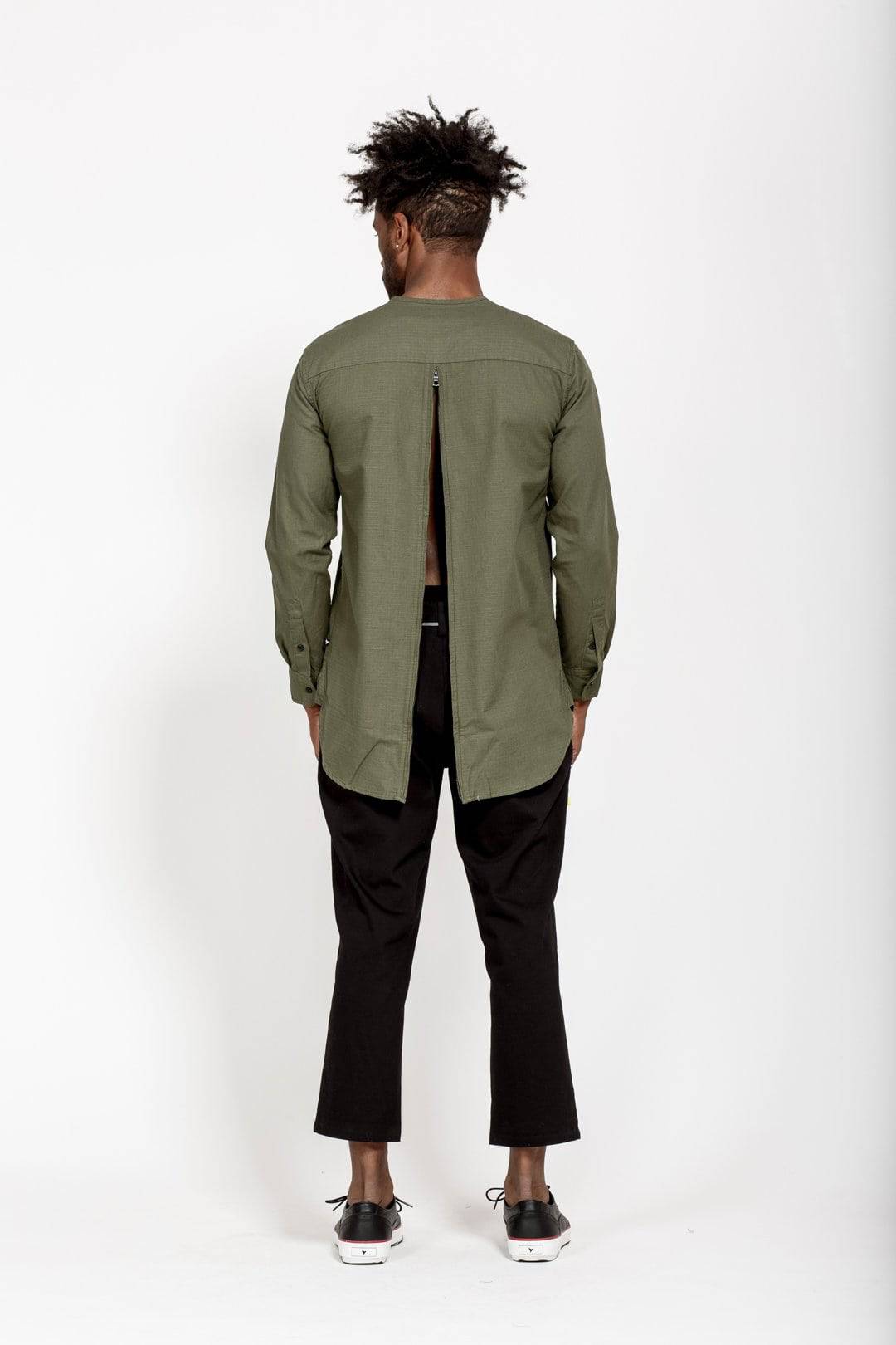 Konus Men's Rip Stop Liner Shirt in Olive by Shop at Konus