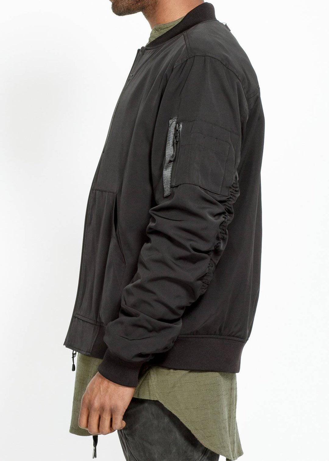 Konus Men's MA-1 Bomber Jacket in Black by Shop at Konus