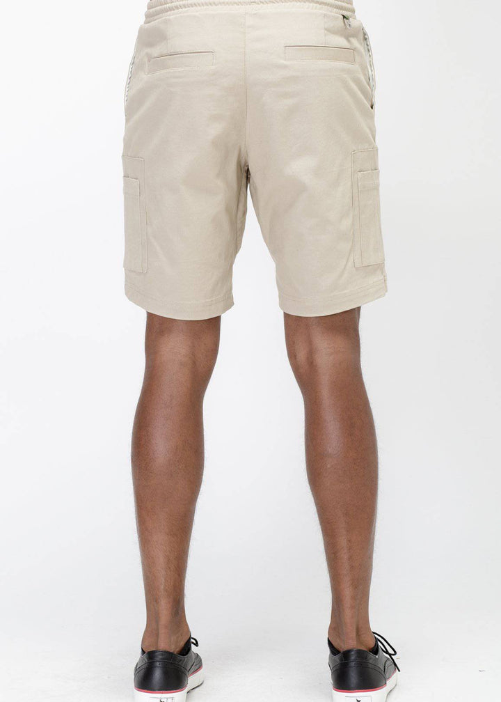 Konus Men's Cargo Shorts in Khaki by Shop at Konus