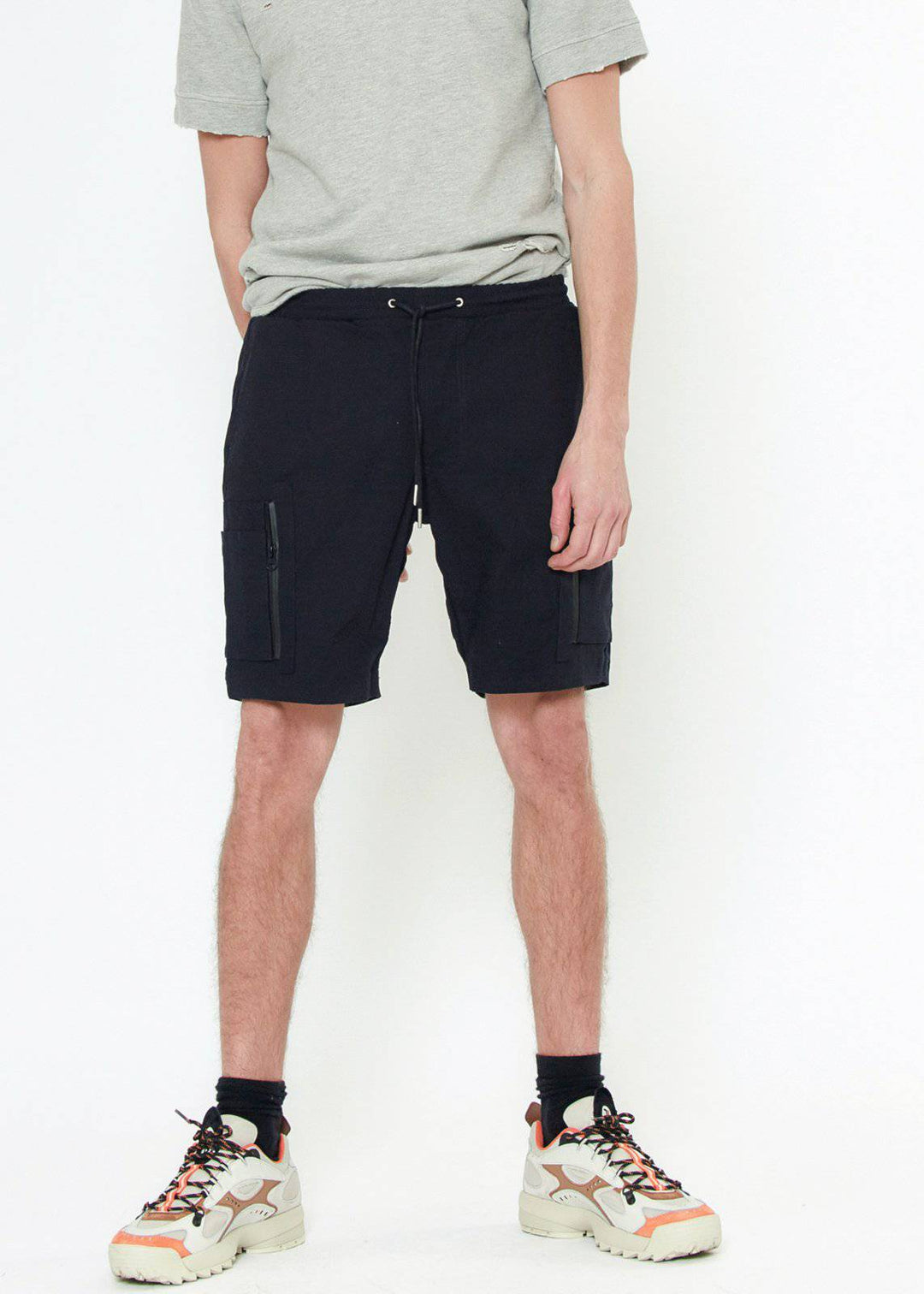 Konus Men's Cargo Shorts in Navy by Shop at Konus