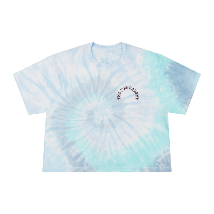 'The Fun Parent' Women's Tie-Dye Crop Tee