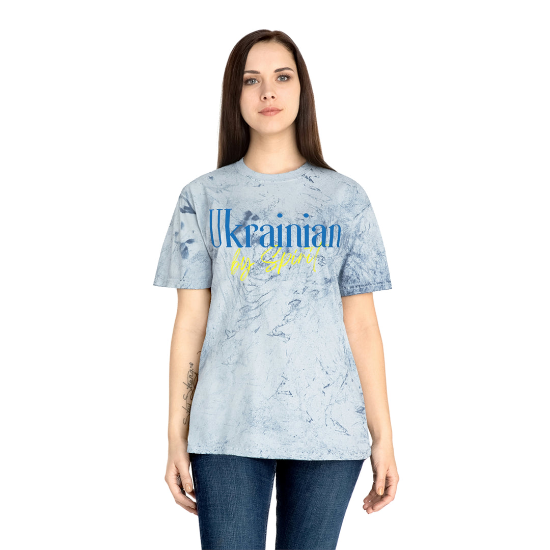 "Ukrainian by Spirit" Color Blast T-Shirt