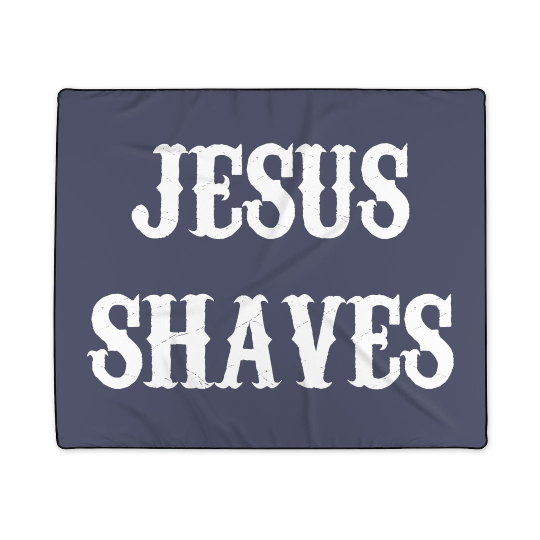 'Jesus Shaves' Blanket