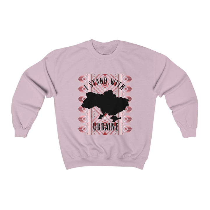 'Stand With Ukraine' With Vishivanka Heavy Blend Unisex Crewneck Sweatshirt