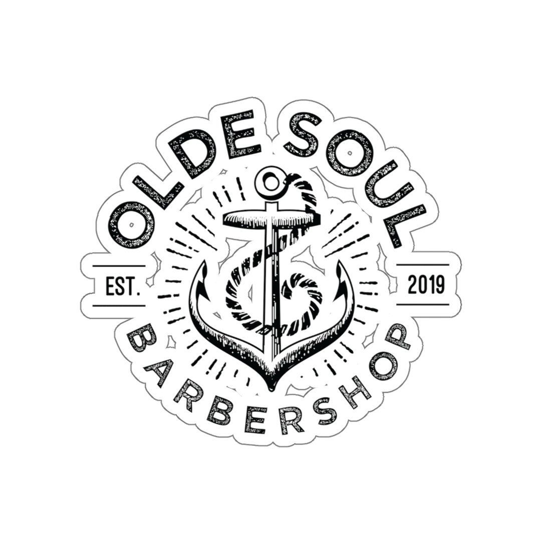 Olde Soul Barbershop Round Sticker