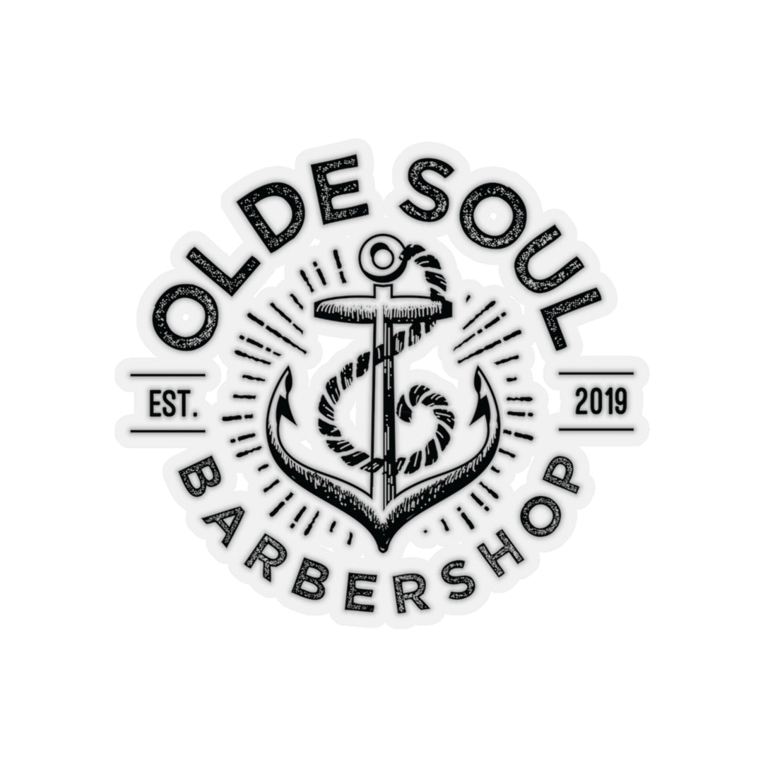 Olde Soul Barbershop Round Sticker