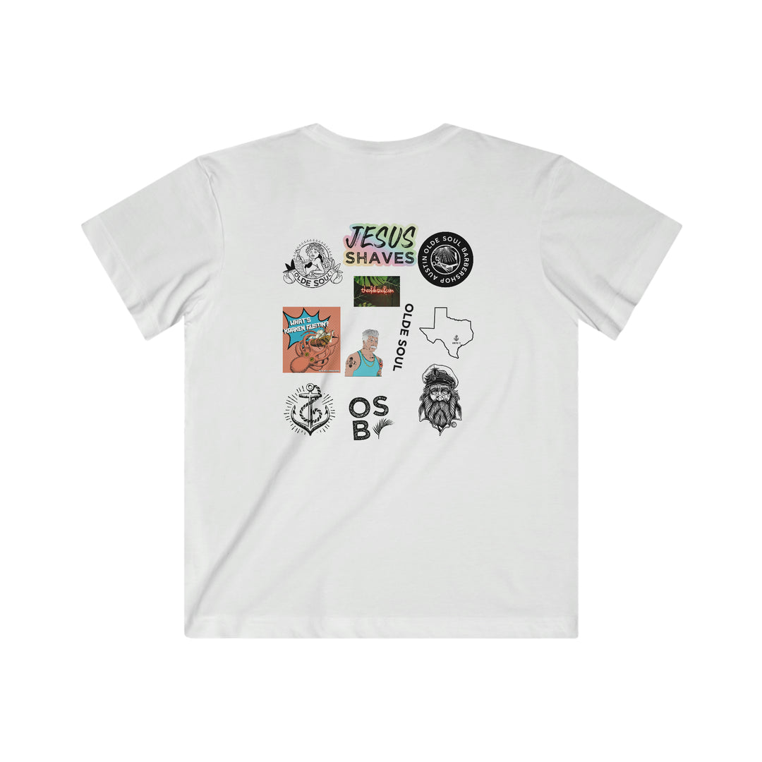 Olde Soul Stickers Kids Tee