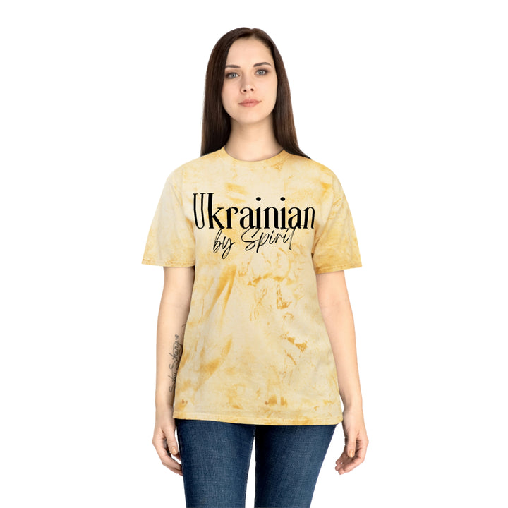 "Ukrainian by Spirit" Color Blast T-Shirt