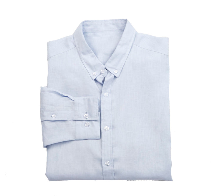 Linen ShIrt - Blue by Bermies Swimwear