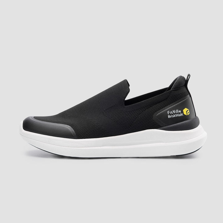 FitVille Men's BriskWalk Recovery Slip-On Shoes by FitVille