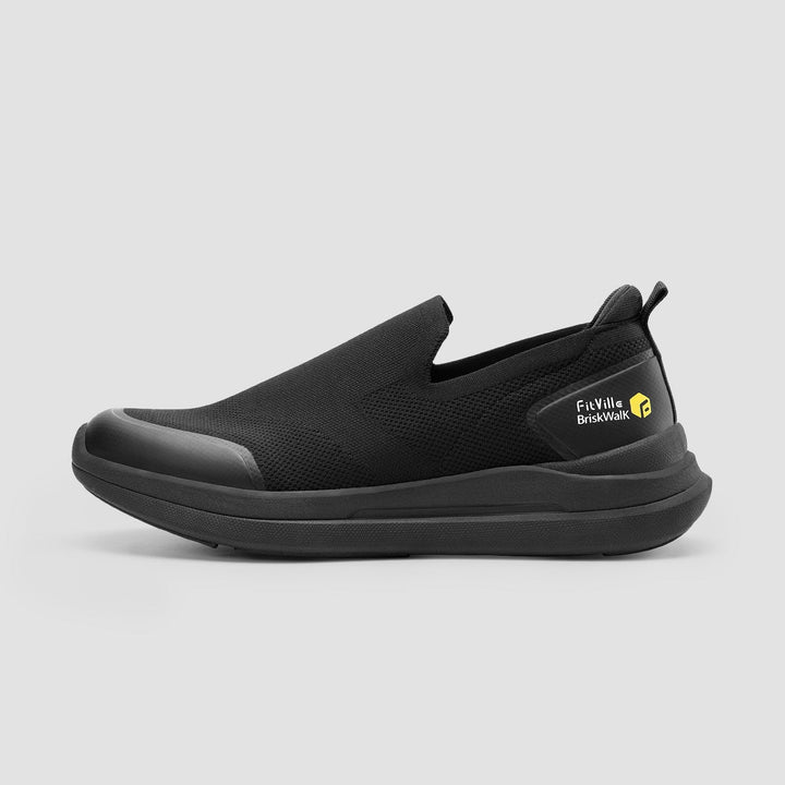FitVille Men's BriskWalk Recovery Slip-On Shoes by FitVille