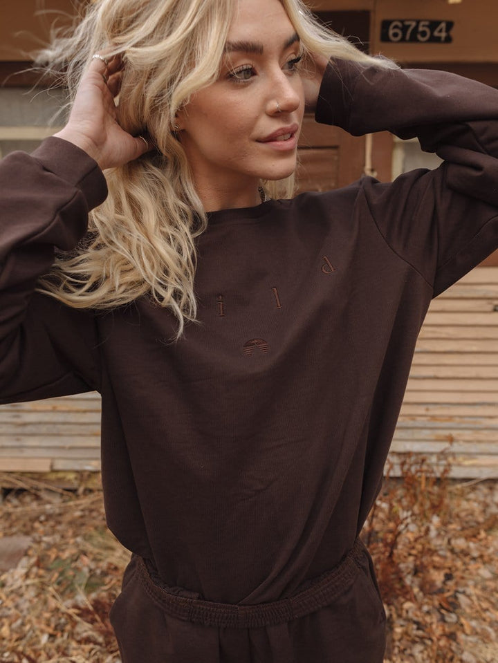 BROWN COLOR SET TOP by Indy Brand
