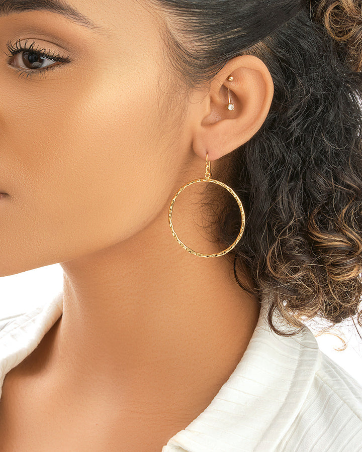 Circle Dangle Earrings by Sterling Forever