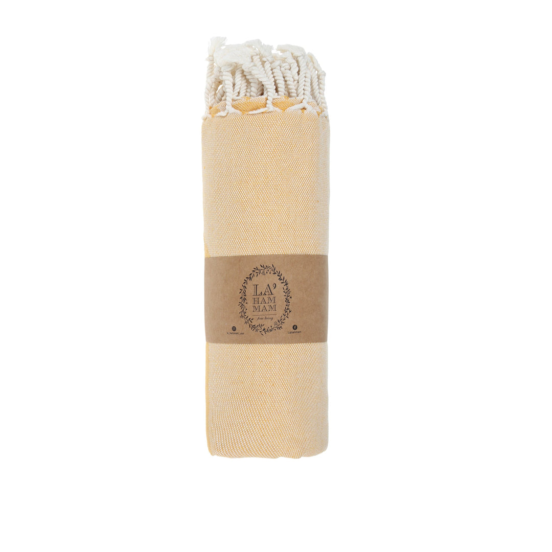 Sunny Utah Peshtemal Pure Cotton Beach Towel by La'Hammam