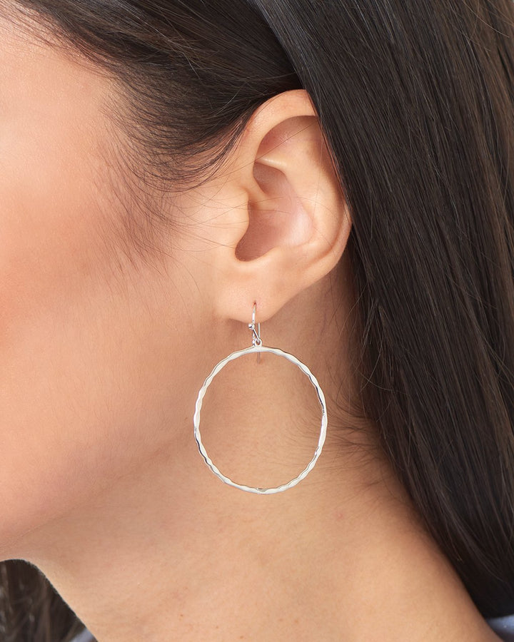 Circle Dangle Earrings by Sterling Forever