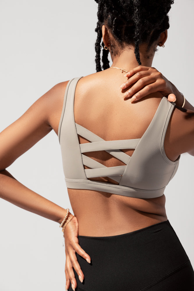 Corset Bra - Cool Grey by POPFLEX®