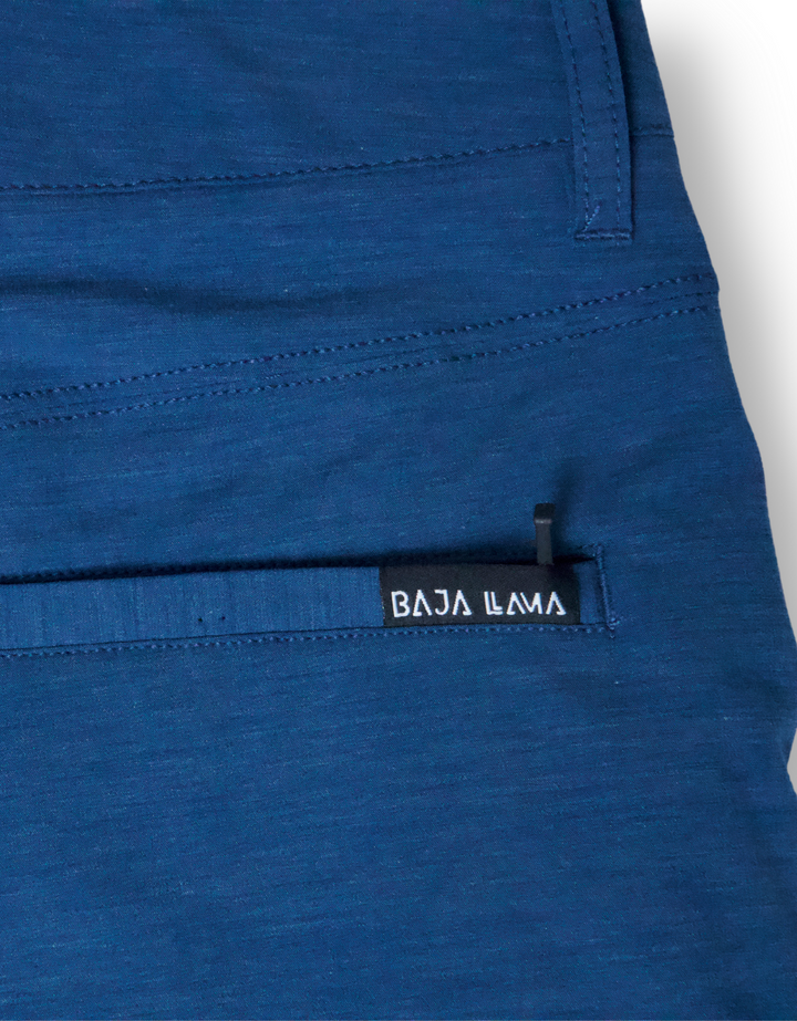SUNDAY SPORTS 19" HYBRID SPORT SHORTS - NAVY BLUE by Bajallama