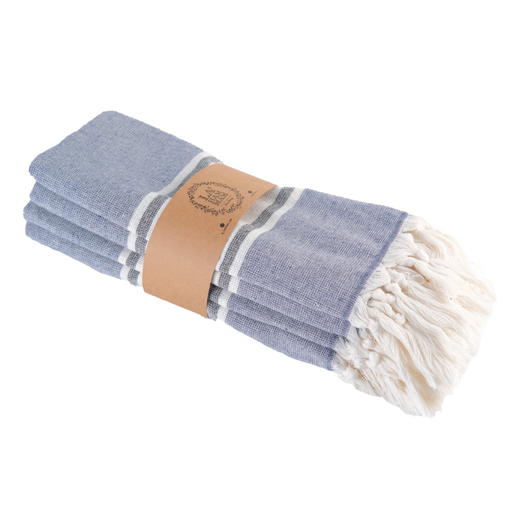 Smyrna Turkish Hand / Kitchen Towel 4 pack 23x17in by La'Hammam